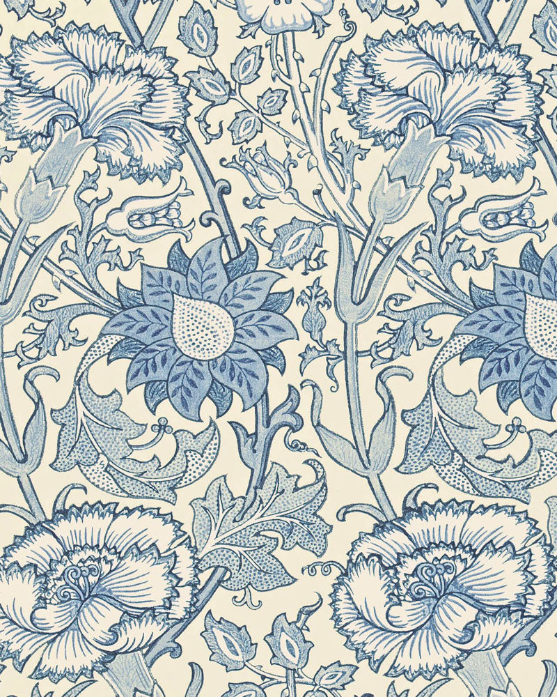 William Morris & Co. Wallpaper - Pink & Rose Indigo image