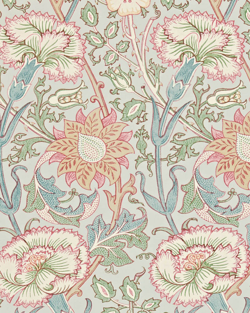 William Morris & Co. Wallpaper - Pink & Rose - Eggshell/Rose image
