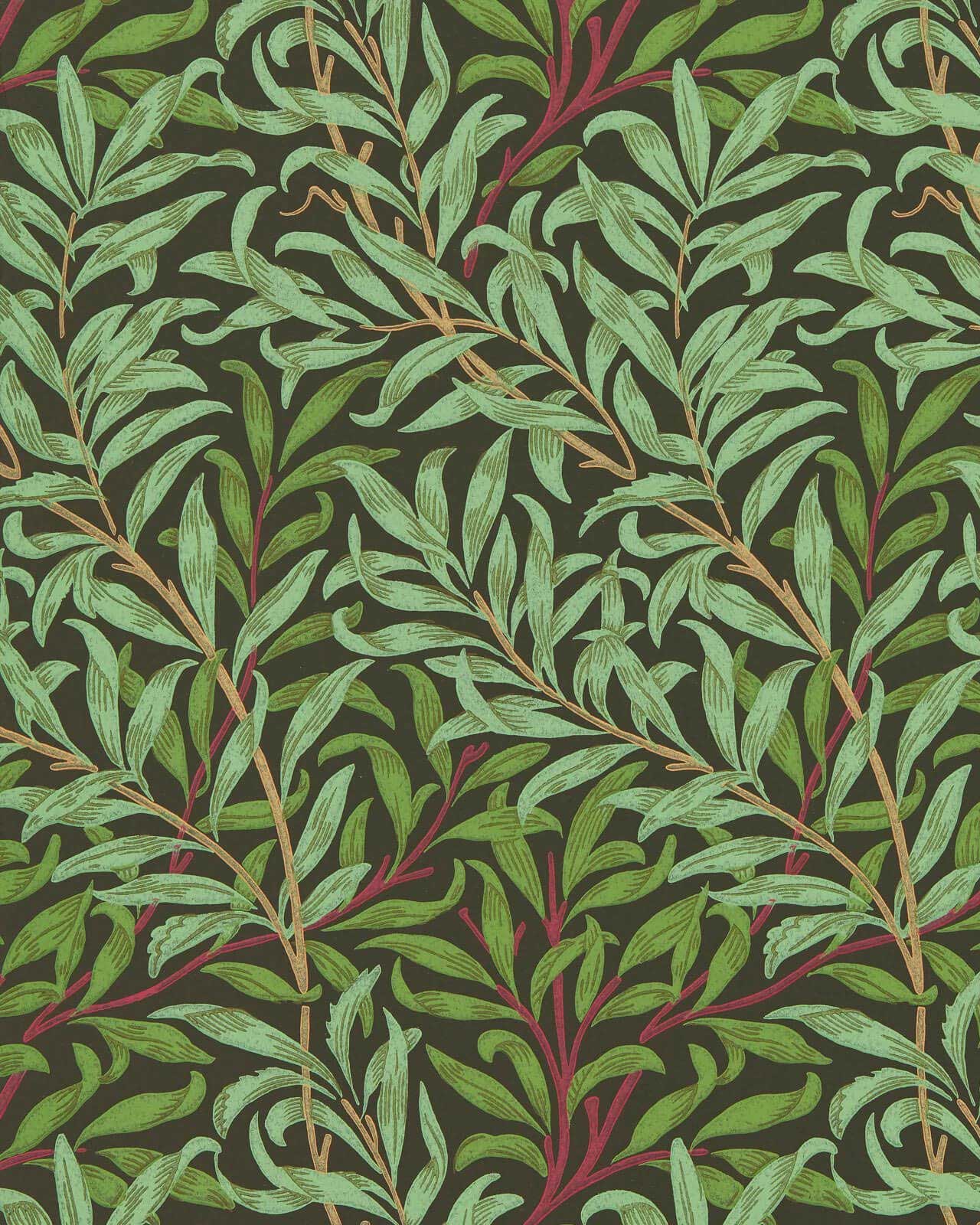 William Morris & Co. Wallpaper - Willow Boughs Bitter Chocolate image