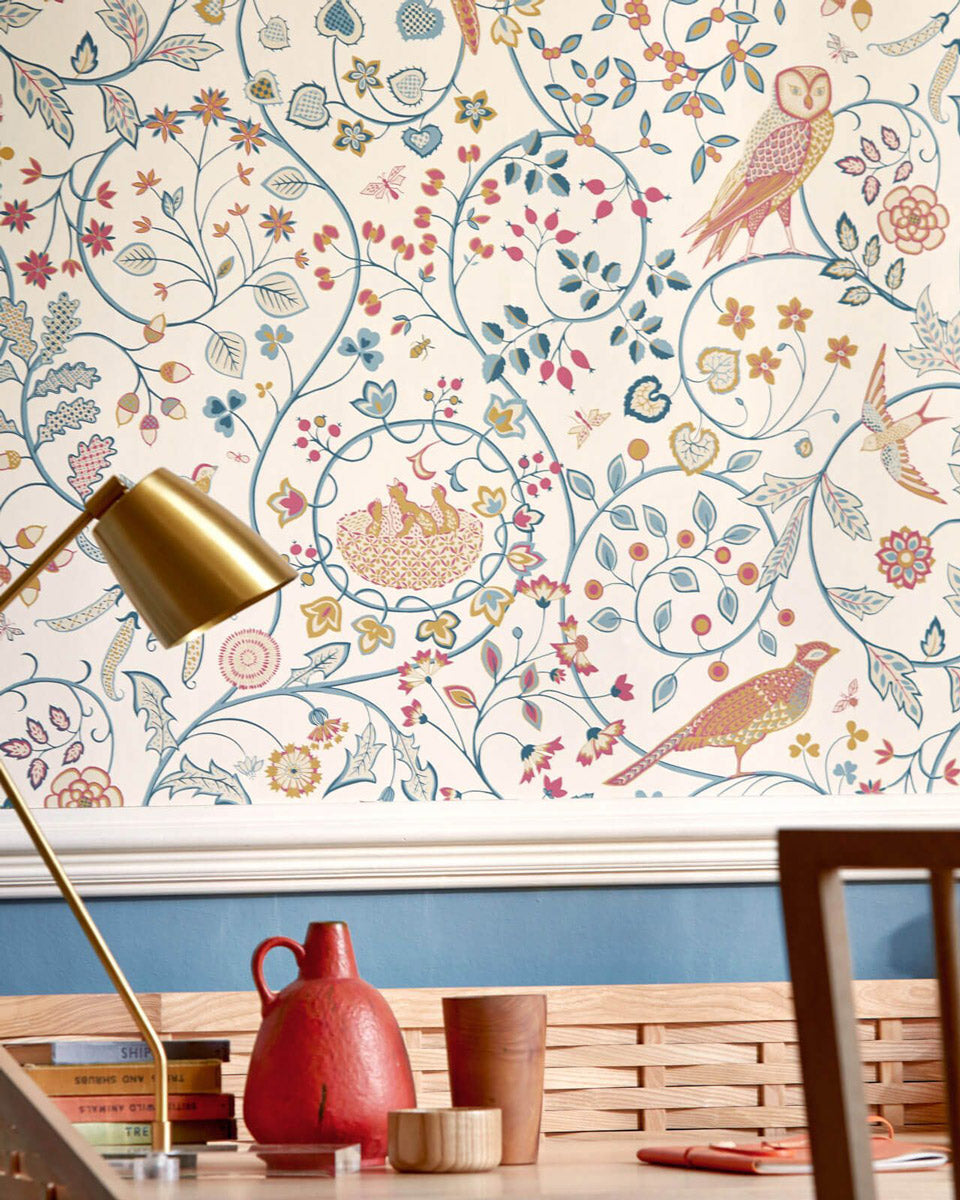 William Morris & Co. Wallpaper - Newill indigo saffron image