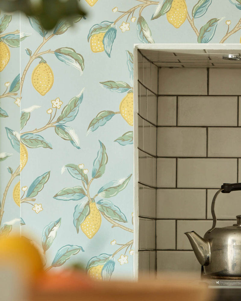 William Morris & Co. Tapet - Lemontree wedgewood image