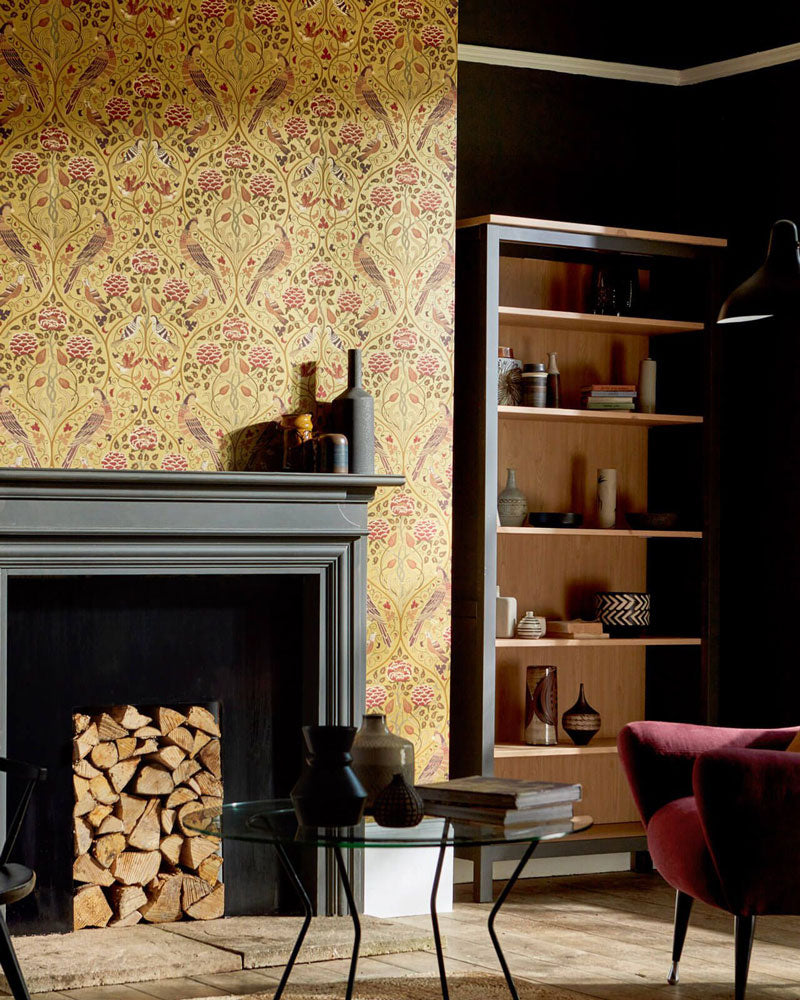 William Morris & Co. Tapet - Seasons by May linen image