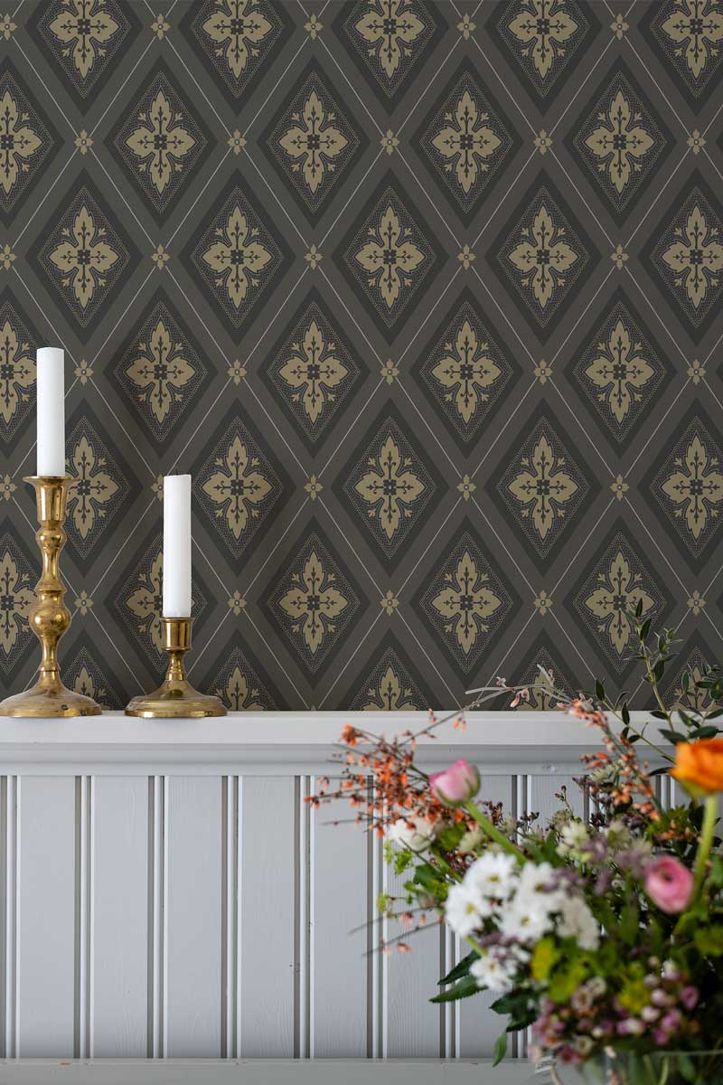 Duro Tapete – Astrid – Gold/Schwarz image