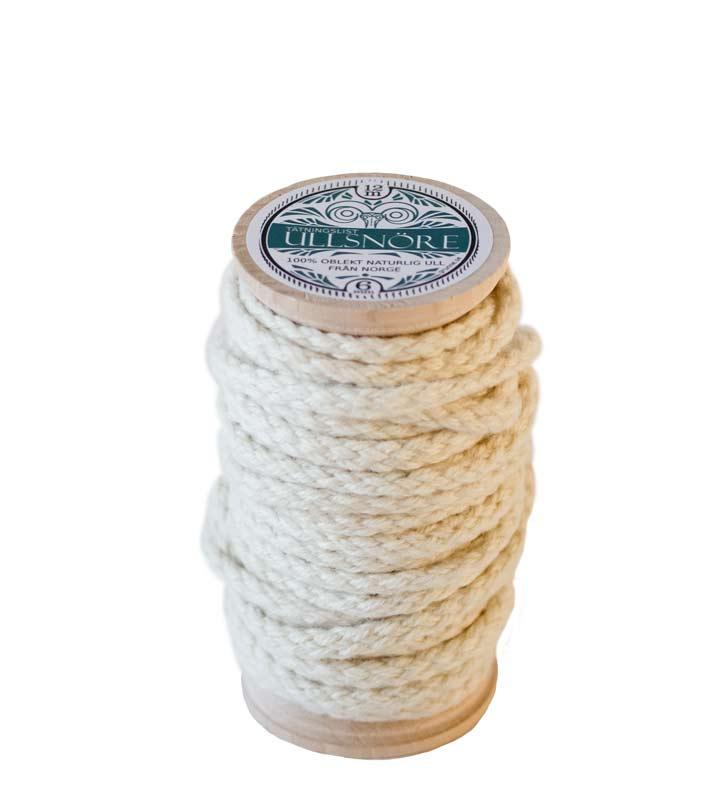 Wool seal - 6 mm (0.24 in.) wool string white image