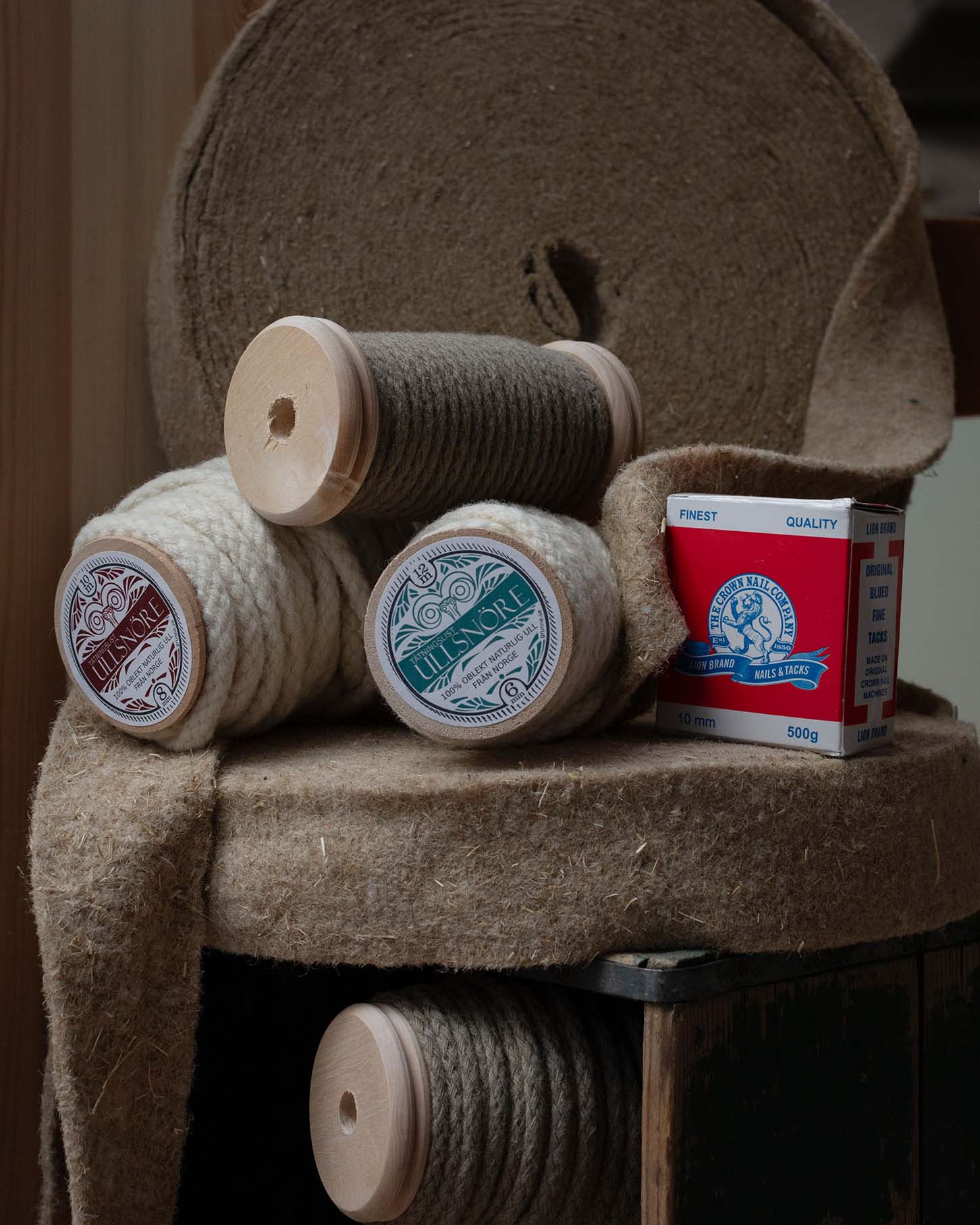 Wool seal - 6 mm (0.24 in.) wool string white image