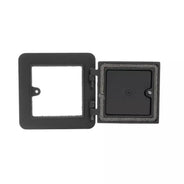 Sotluke av støpejern - 120 mm, låsbar og gass-tett thumbnail image