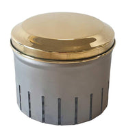 Soot door for tiled stoves - Brass thumbnail image