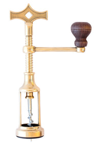 Caesar wine opener - brass with wooden grip thumbnail image