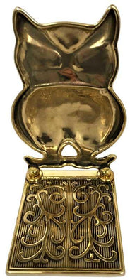 Bogstøtte i messing - Ugle thumbnail image