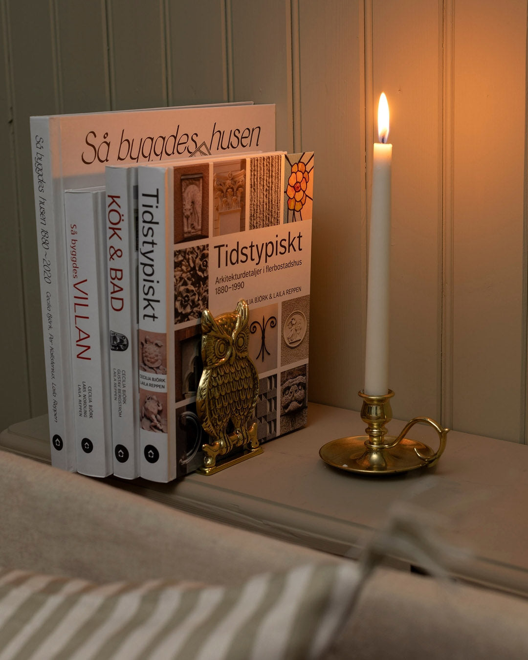 Bookend brass - Owl image