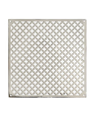 Kleeblatt Lüftungsgitter - Nickel 200 x 200 thumbnail image