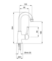 Servantarmatur - Denver svanehals krom thumbnail image