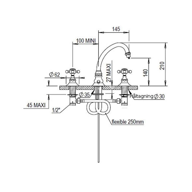 Bathroom Faucet - Eloise 3-hole image