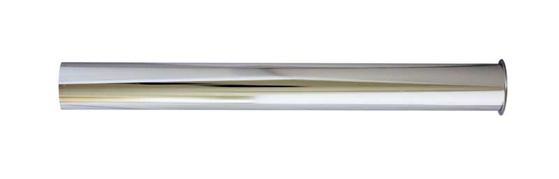 Drain pipe with edge 32/300 mm for water trap - Chrome image