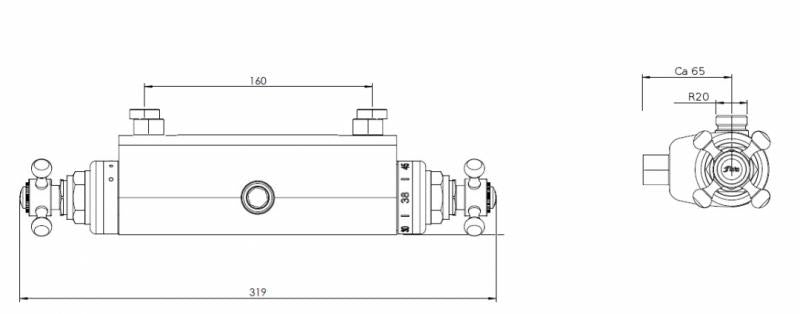 Duschtermostat - Donegal 160 c/c image