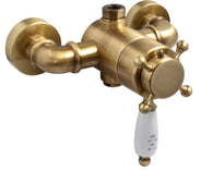 Brusesæt - Kensington retro med termostatarmatur, bronze thumbnail image