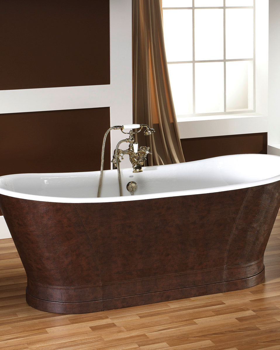 Cast Iron Bathtub - Epoque 170 cm (66.9 in.) Leather Skirt image
