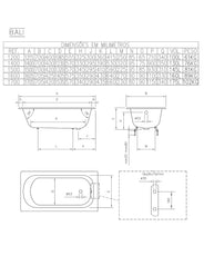 Badekar - Classic til indbygning thumbnail image