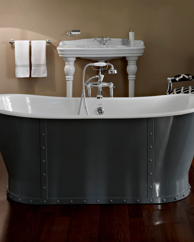 Cast Iron Bathtub - Eiffel 170 cm (66.9 in.) White Steel image