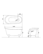 Badkar gjutjärn - Avignon thumbnail image