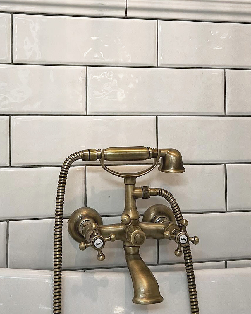 Bathtub mixer kit - Kensington bronze image