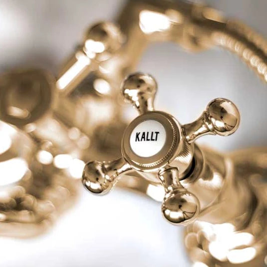 Badkarsblandare med handdusch - Kensington mässing image