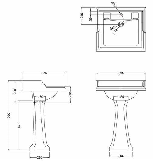 Servant - Burlington Classic, søyle image