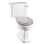 WC Burlington - Sverige-anpassad, P-lås, smal cistern, normal sitthöjd