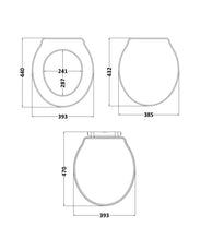 Soft-Close Toilet Seat - Porchester thumbnail image