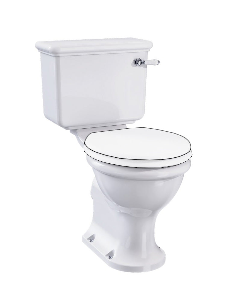 WC - Guild gulvstående toilet, P-lås uden sæde image