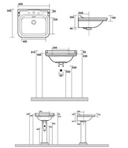 Wash Basin Art Deco - 60 cm thumbnail image