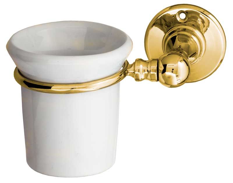 Toothbrush holder Sekelskifte - Brass image