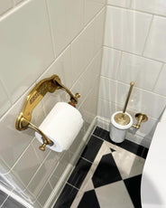 Toilet brush Sekelskifte - Brass/porcelain wall thumbnail image