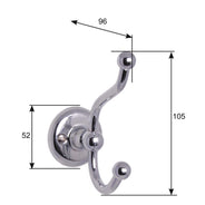 Krok - Dubbelkrok Haga - Krom thumbnail image