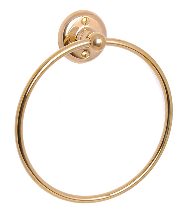 Haga towel holder - Towel ring brass image