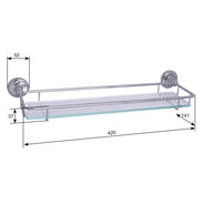 Glasregal WC / Bad - Haga - Chrom thumbnail image