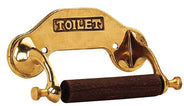 Toilet paper holder - Brass/Wood thumbnail image