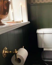 Toilet paper holder - Brass thumbnail image