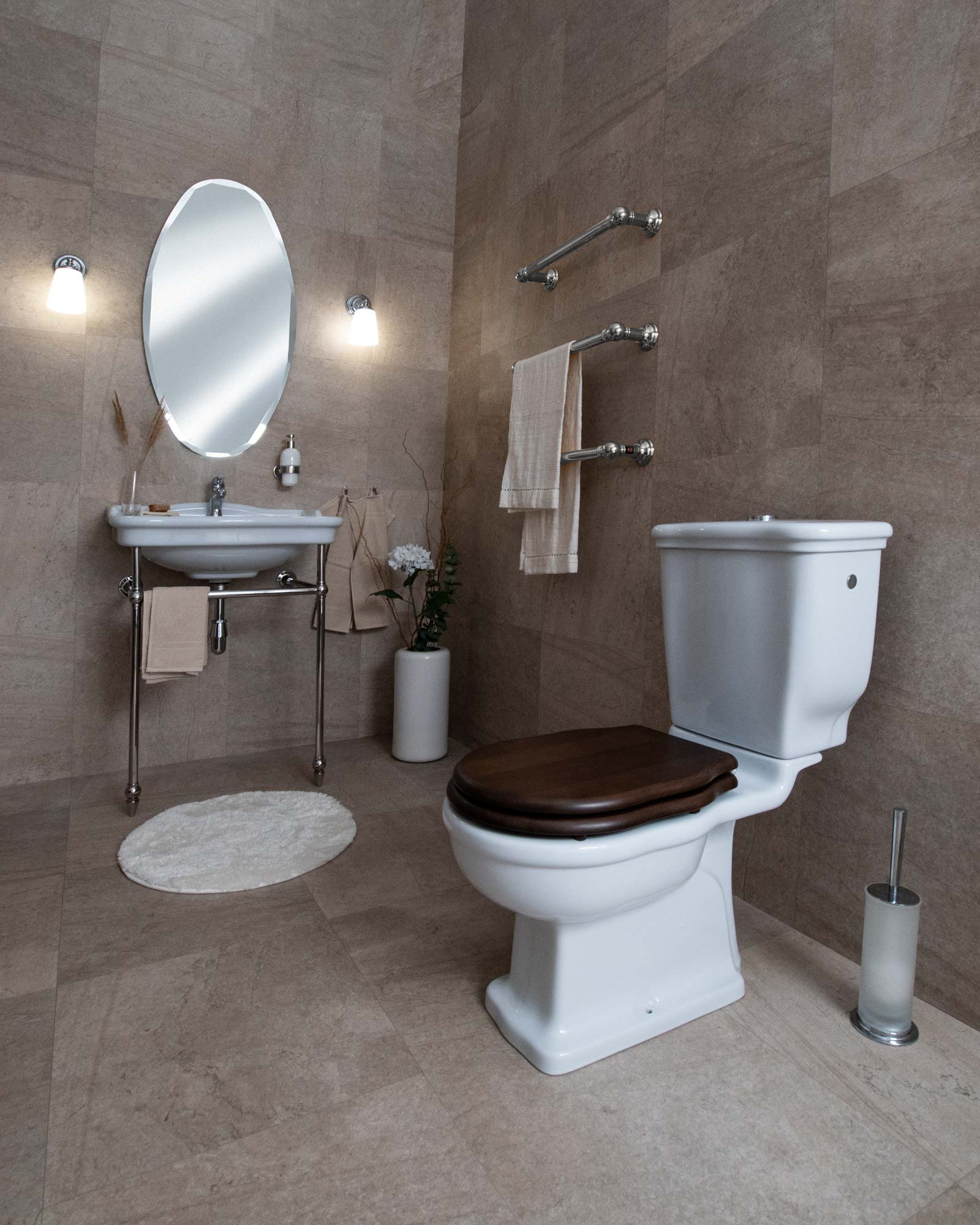 Håndkletørker – Chadlington krom, 480 mm image