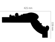 Pynteliste hjørne B #19 gips thumbnail image