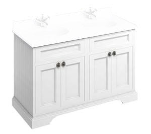 Double Vanity Burlington - Freestanding  130 cm (51.2 in.), white - Cabinet Only image