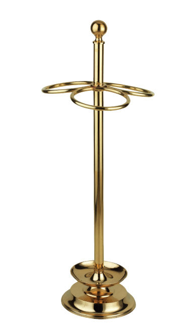 Umbrella Stand - Brass, Round, - 19 x 80 cm (7.48 x 31.5 in.) image
