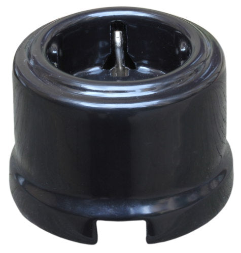 Outlet - Black porcelain surface-mounted image