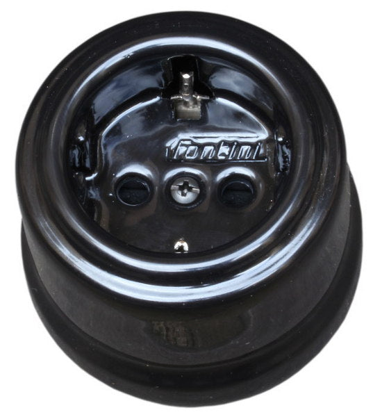 Outlet - Black porcelain surface-mounted image