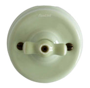 Afbryder - lysegrønt porcelæn (trappe/ud/vrider) thumbnail image