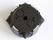 Koblingsboks - Svart porselen 72 mm thumbnail image