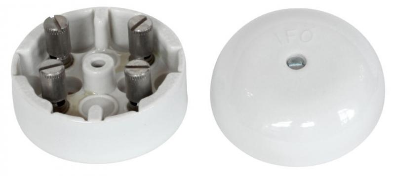 Connection Box - White porcelain 55 mm round image
