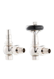 Radiatorventil med termostat – Kensington krom/træ  thumbnail image