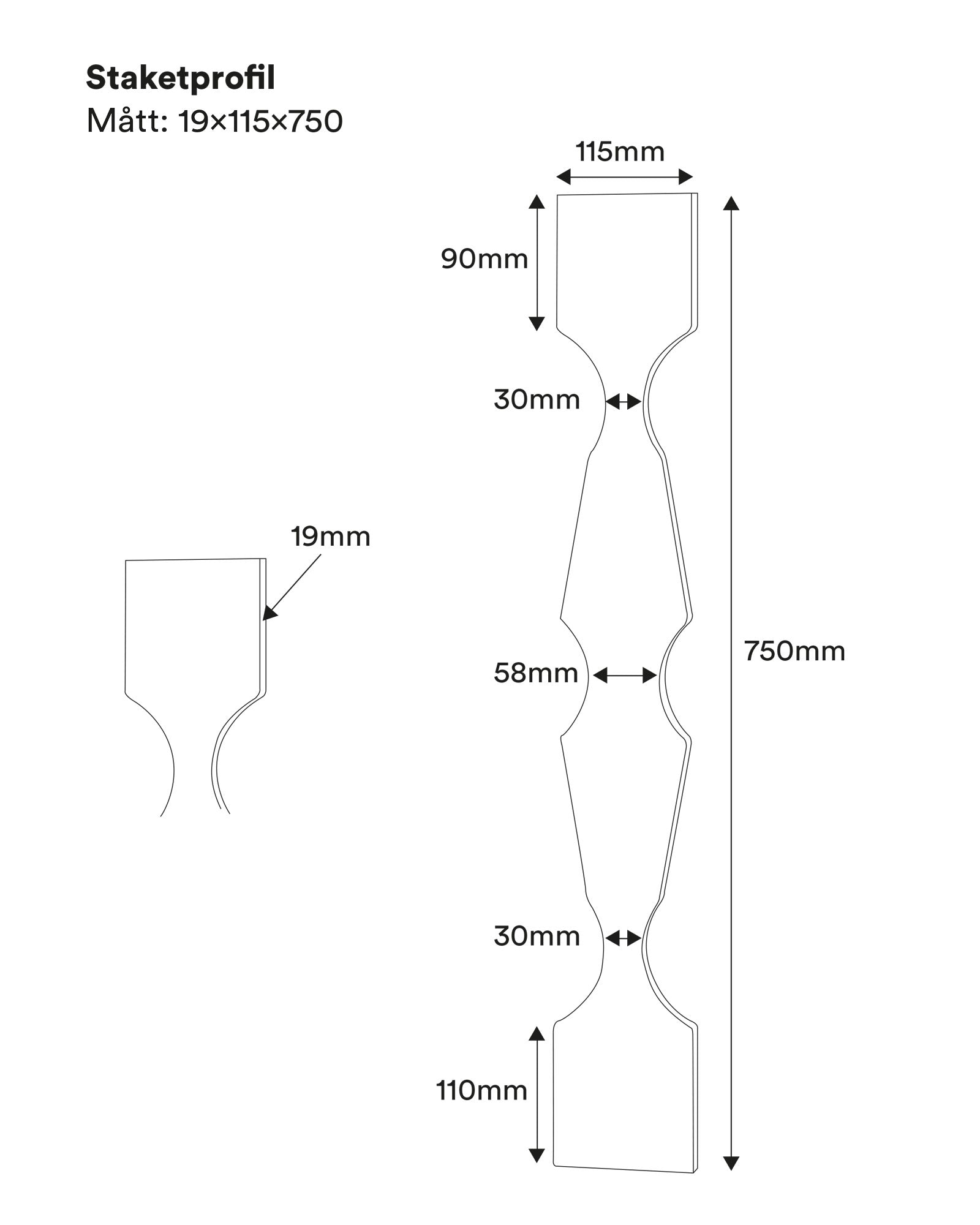 Staketprofil - Snickarglädje 133 image