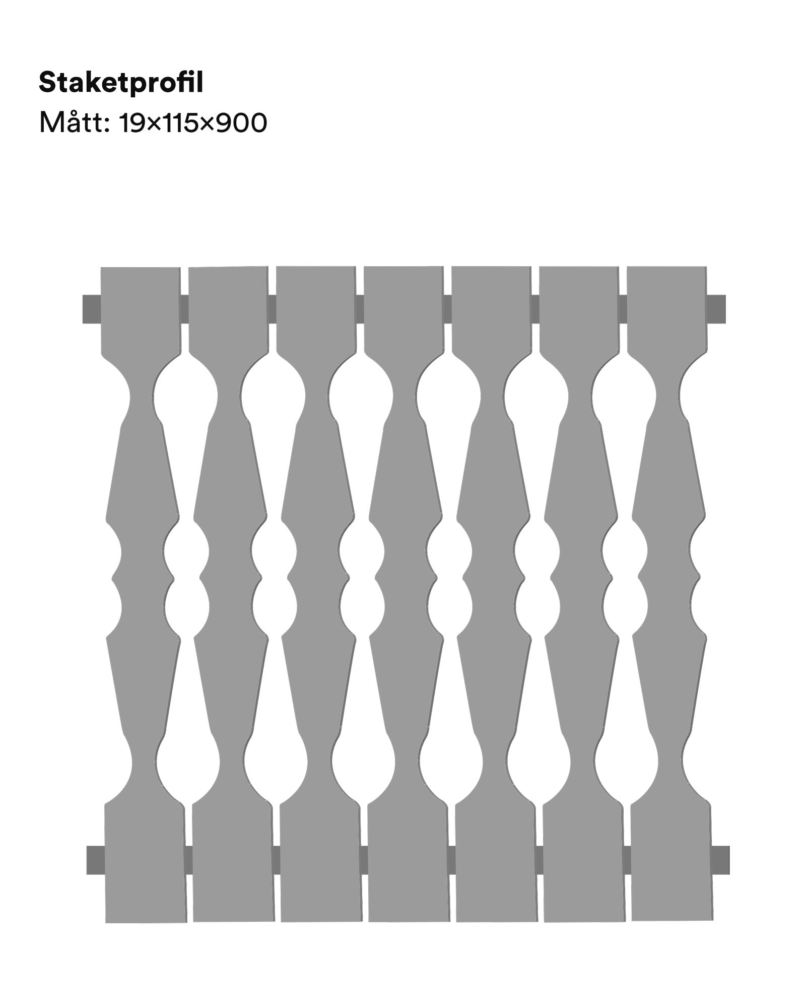 Staketprofil - Snickarglädje 134 image